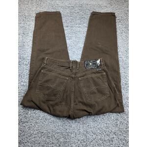 Vintage Lucky Brand Jeans Men 33x32 Brown Relaxed Normcore Distressed Straight